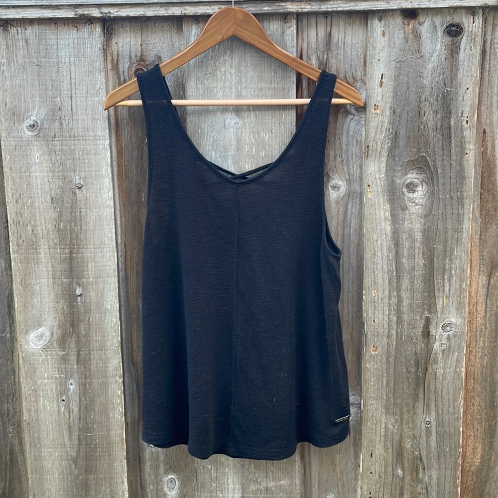 Sweaty Betty tank with open cross cross back